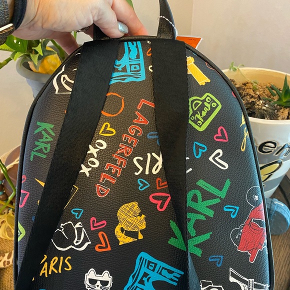 Karl Lagerfeld mini Backpack NWT - Picture 4 of 9